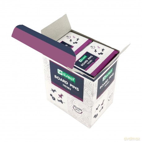 Pinezki Tablicowe D.Rect A50 W Kartoniku 10szt