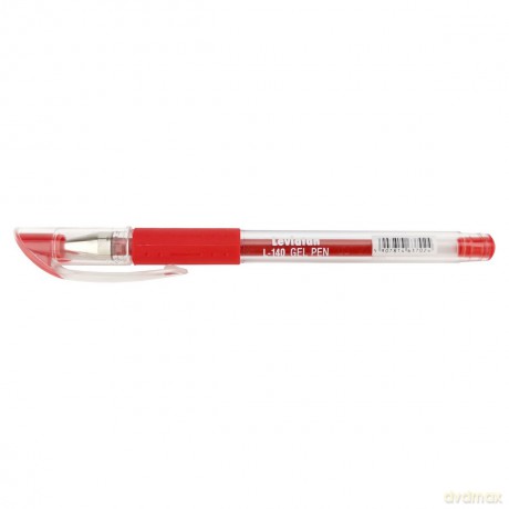 Pióro Leviatan Żelowe L-140 Czerwony 12szt