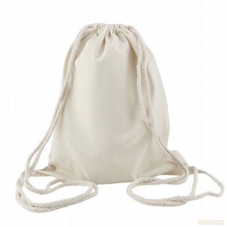 Plecak Bawełniany 140g 360x440 Naturalny