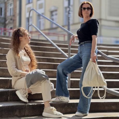 Plecak Bawełniany 250g 360x440 Naturalny