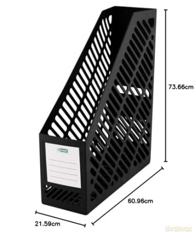 Pojemnik D.Rect Na Czasopisma Pp A4 90mm Czarny