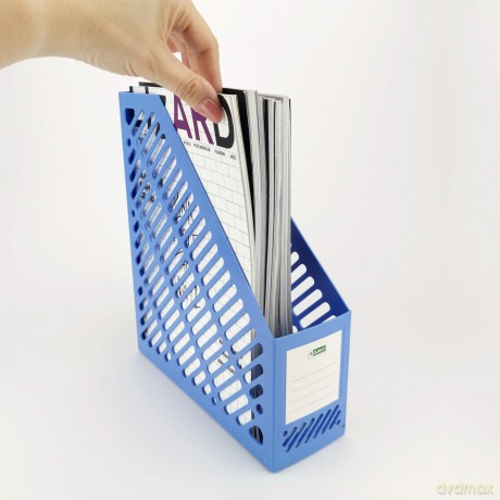 Pojemnik D.Rect Na Czasopisma Pp A4 90mm Niebieski