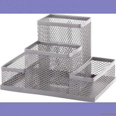 Przybornik Siatka 4 Komory Srebrny