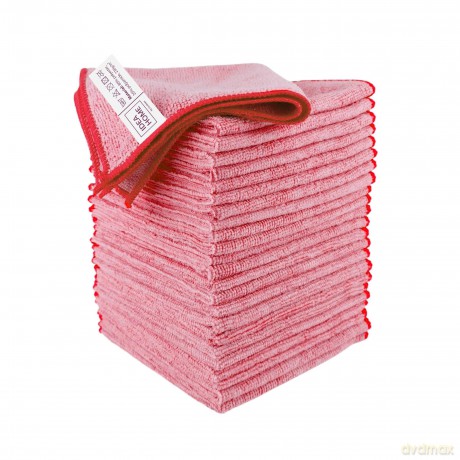 Ściereczki Z Mikrofibry Ih 30x30cm 24szt Czerwona