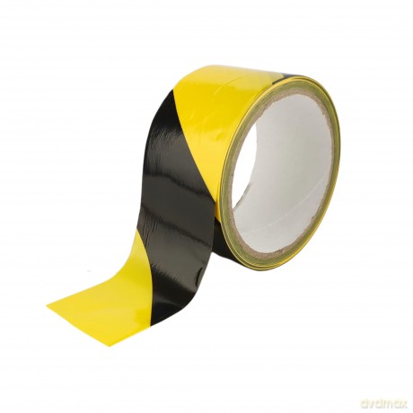 Taśma Ostrzegawcza Ih 48mm X 50m Nieklejąca Żółto/Czarna
