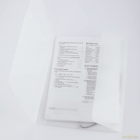 Teczka D.Rect Plastikowa Z Gumką Transparentna 6szt