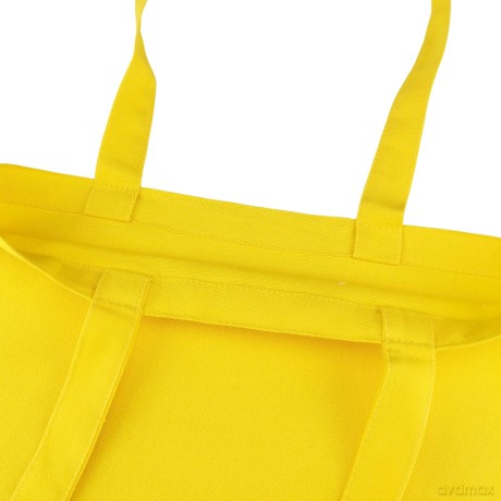 Torba Bawełniana 220g 380x420 Z Uszami Bez Nadruku 5szt Lemon