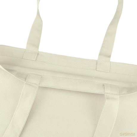 Torba Bawełniana 220g 380x420 Z Uszami Bez Nadruku 5szt Naturalny