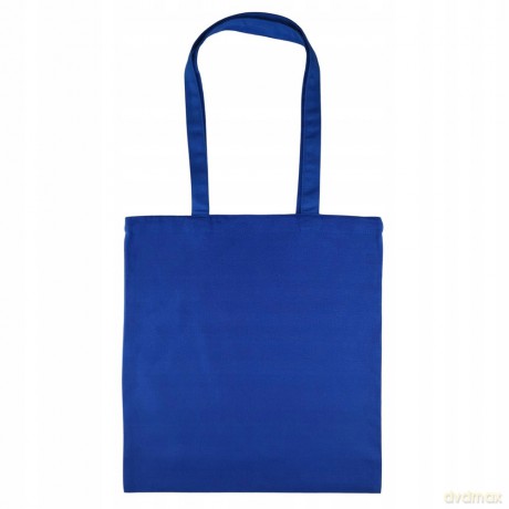 Torba Bawełniana 220g 380x420 Z Uszami Bez Nadruku 5szt Niebieski