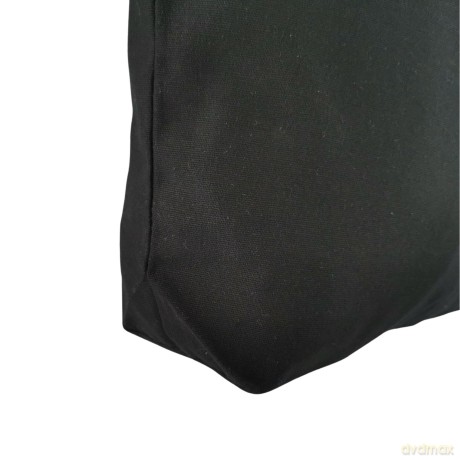 Torba Bawełniana 220g 380x420x10 Poszerzana Z Uszami Bez Nadruku 5szt Czarny