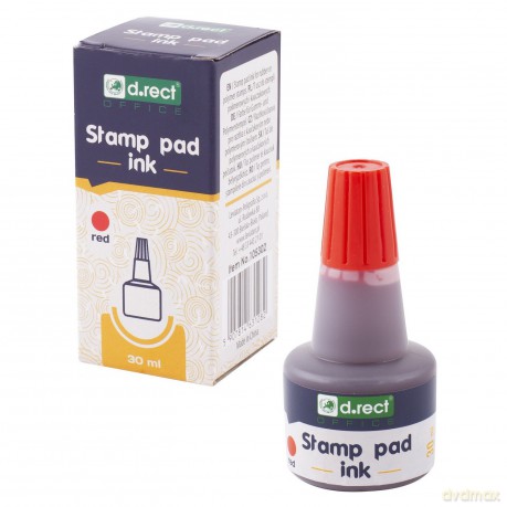 Tusz D.Rect Czerwony 30ml 12szt