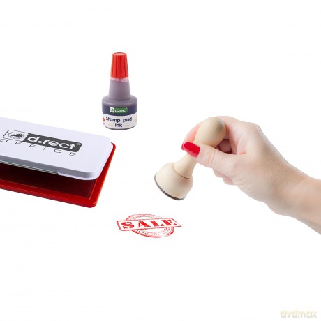 Tusz D.Rect Czerwony 30ml 12szt