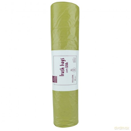 Worki Ih Ldpe 120l Żółty 25szt