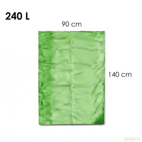 Worki Ih Ldpe 240l Zielony 10szt