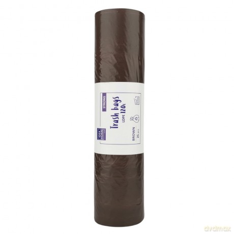 Worki Ih Ldpe Mocny 120l Brązowy 25szt