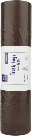 Worki Ih Ldpe Mocny 120l Brązowy 25szt