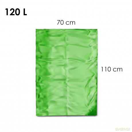 Worki Ih Ldpe Mocny 120l Zielony 25szt