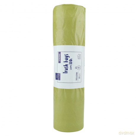 Worki Ih Ldpe Mocny 120l Żółty 25szt
