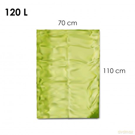 Worki Ih Ldpe Mocny 120l Żółty 25szt