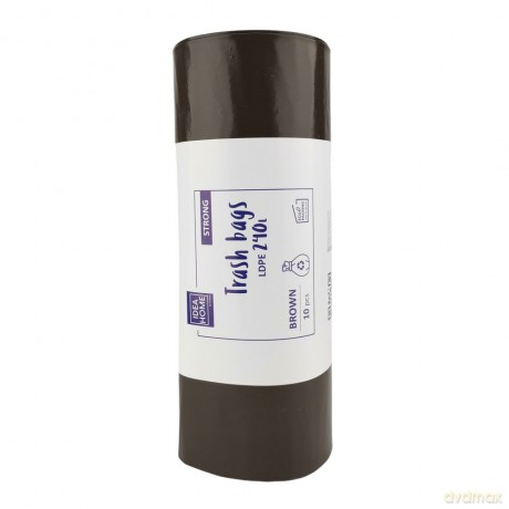 Worki Ih Ldpe Mocny 240l Brązowy 10szt