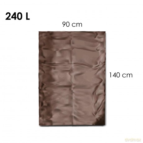 Worki Ih Ldpe Mocny 240l Brązowy 10szt