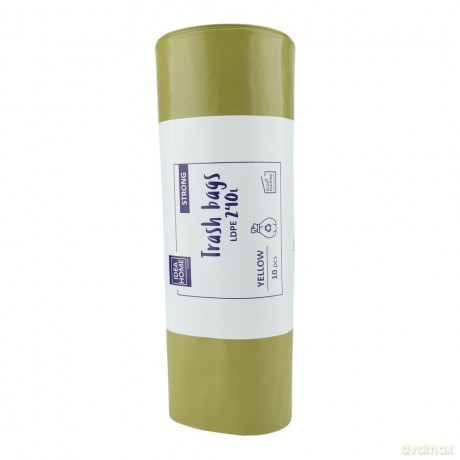 Worki Ih Ldpe Mocny 240l Żółty 10szt