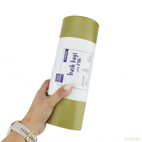 Worki Ih Ldpe Mocny 240l Żółty 10szt
