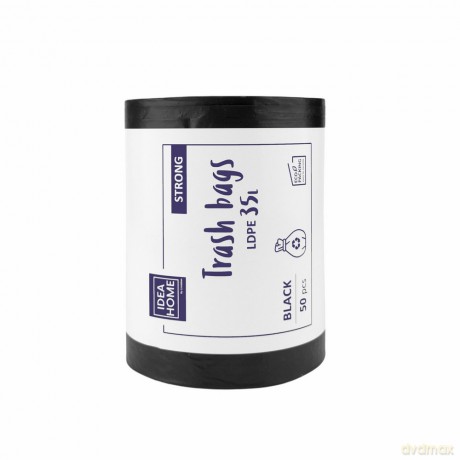 Worki Ih Ldpe Mocny 35l Czarny 50szt