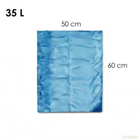 Worki Ih Ldpe Mocny 35l Niebieski 20szt