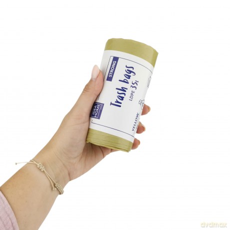 Worki Ih Ldpe Mocny 35l Żółty 20szt