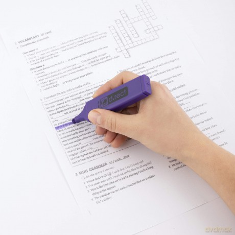 Zakreślacz D.Rect 1128 Fioletowy 12szt