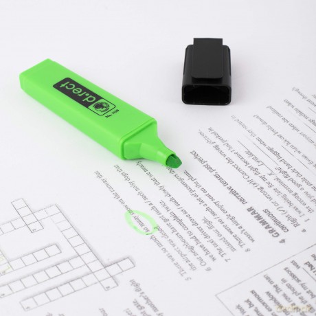 Zakreślacz D.Rect 1128 Zielony 12szt