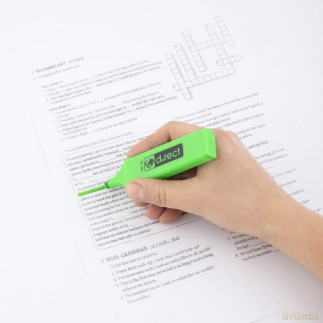 Zakreślacz D.Rect 1128 Zielony 12szt