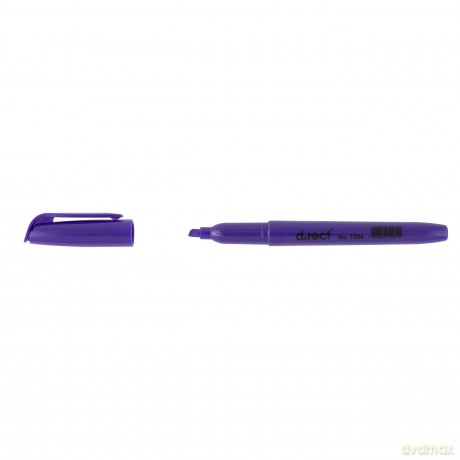 Zakreślacz D.Rect 1226 Fioletowy 12szt