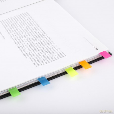 Zakładki Indeksujące Pp 45x12mm 5x25szt 30szt
