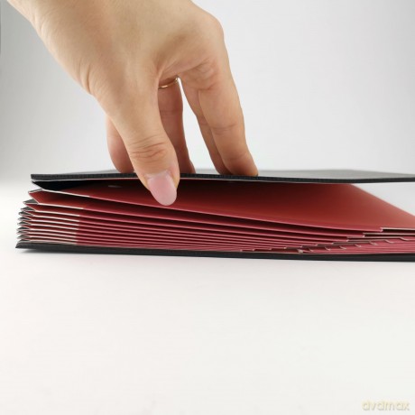 Teczka D.Rect Do Podpisu Autograph 10 Przekładek Czarna