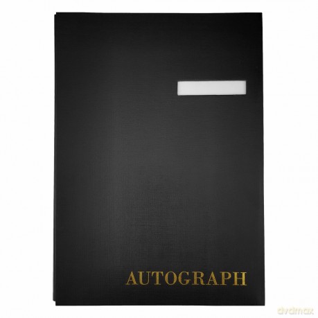 Teczka D.Rect Do Podpisu Autograph 10 Przekładek Czarna