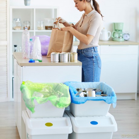 Worki Ih Ldpe Mocny 35l Brązowy 20szt