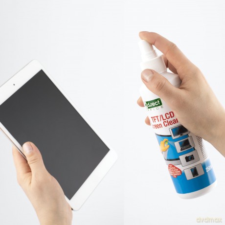 Płyn D.Rect Do Czyszczenia Ekranów Tft/Lcd 250ml + Ściereczka Z Mikrofibry 1szt