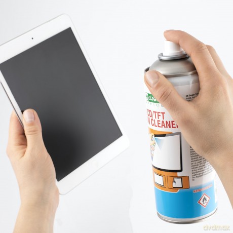 Pianka Czyszcząca Do Ekranów Lcd/Tft D.Rect 400ml + Ściereczka Z Mikrofibry 1szt