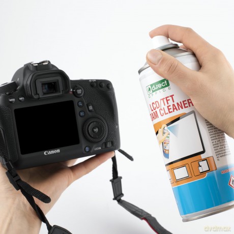 Pianka Czyszcząca Do Ekranów Lcd/Tft D.Rect 400ml + Ściereczka Z Mikrofibry 1szt