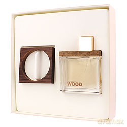 Dsquared2 She Wood Zestaw - woda perfumowana 100ml spray + bransoletka [PERFUMY]