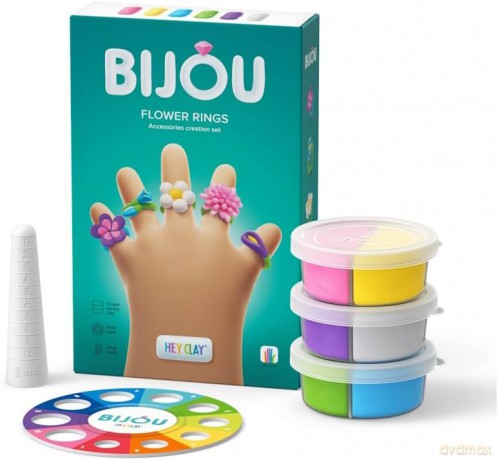 Hey Clay Bijou - Flower rings