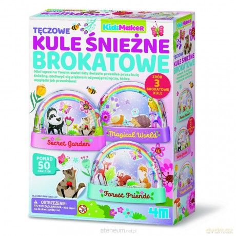 KidzMaker Kule brokatowe śnieżne