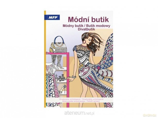 Kolorowanka antystresowa butik modowy