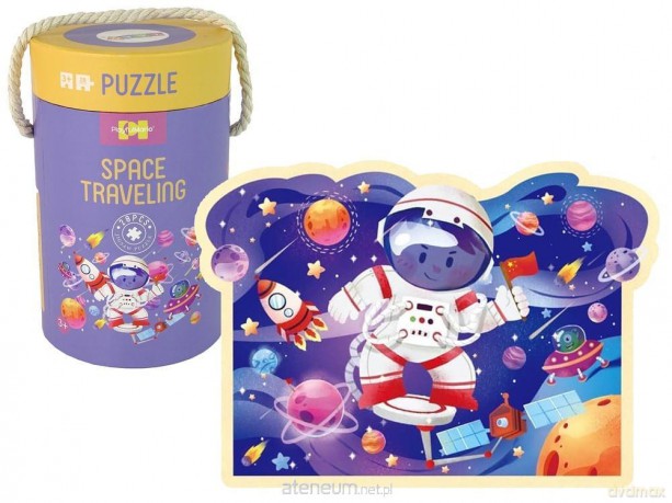 LEAN TOYS 28 el. Kosmos w tubie [PUZZLE]