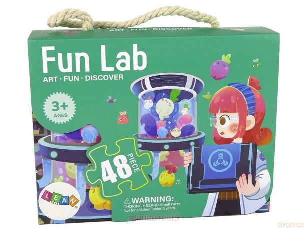 LEAN TOYS 48 el. Laboratorium [PUZZLE]
