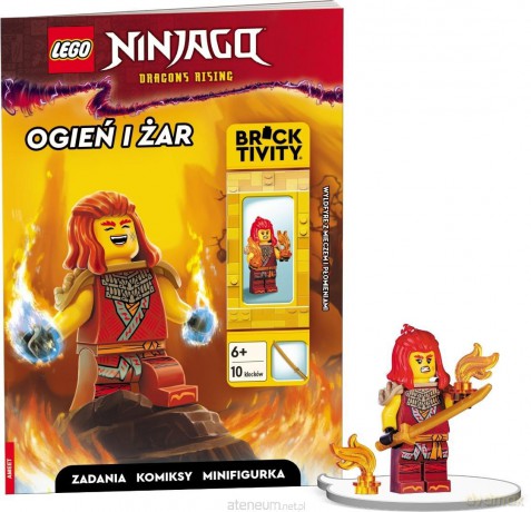 Lego Ninjago. Ogień i Żar - Ameet Sp.z O.o. [KSIĄŻKA]