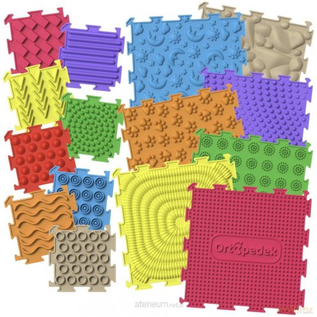 Mata sensoryczna 15 elementów (7+8 mini) [PUZZLE]