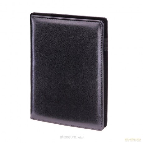 Notes A4 wymienny wkład zapięcie na gumkę czarny